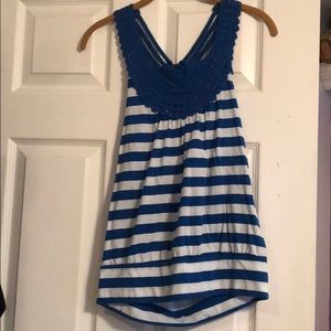 Blue Striped Tank top